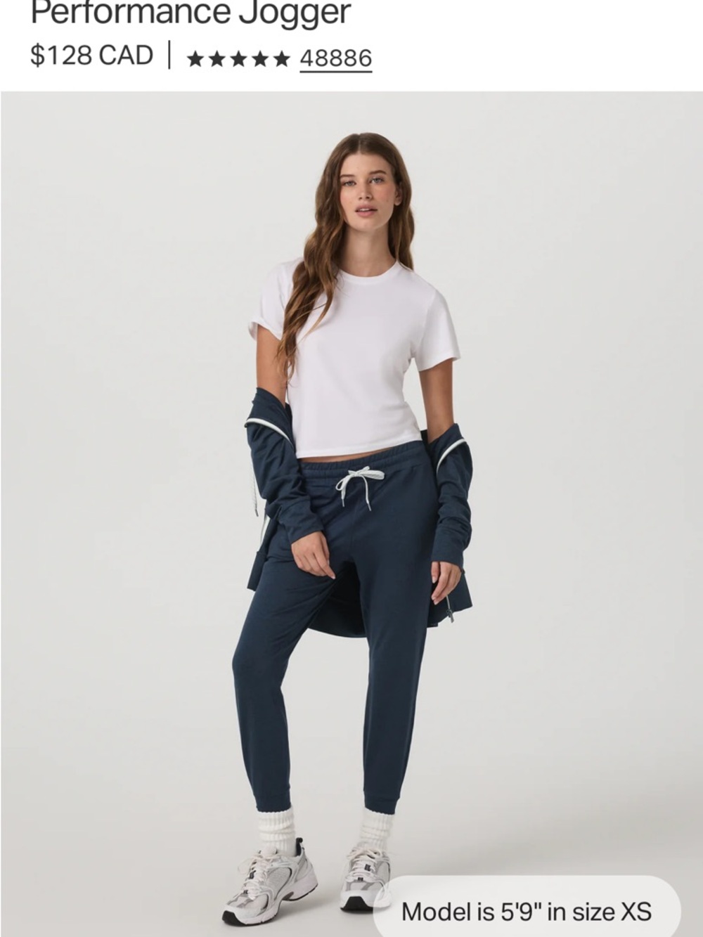 Performance Jogger Pants - Navy